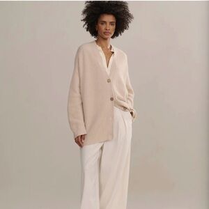 Jenni Kayne Light Beige Cardigan Sweater- New with tags- never worn xxs